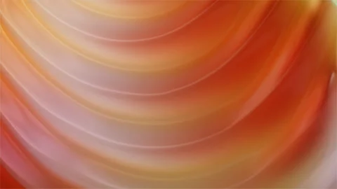 3D Abstract Wave Motion in a Seamless Loop. Flowing abstract waves in warm h 스톡 동영상 318246551