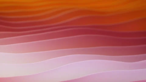 3D Abstract Wave Motion in a Seamless Loop. Flowing waves of vibrant colors  스톡 동영상 318246746