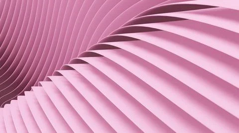 3D abstract waves background. Wallpaper of 3D lilac abstract lines and waves Stock Illustration