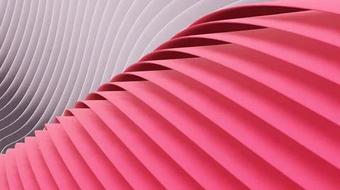 3D abstract waves background. Wallpaper of 3D colored abstract lines and waves.  Stock Illustration