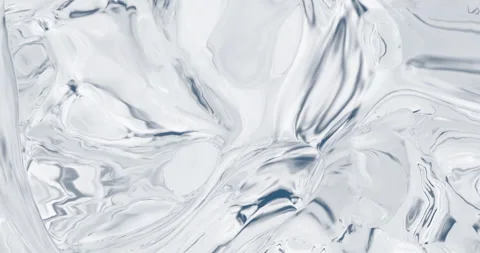 3d abstract waving background. White milk, water drop or oil reflection surface Stock Footage 236205840