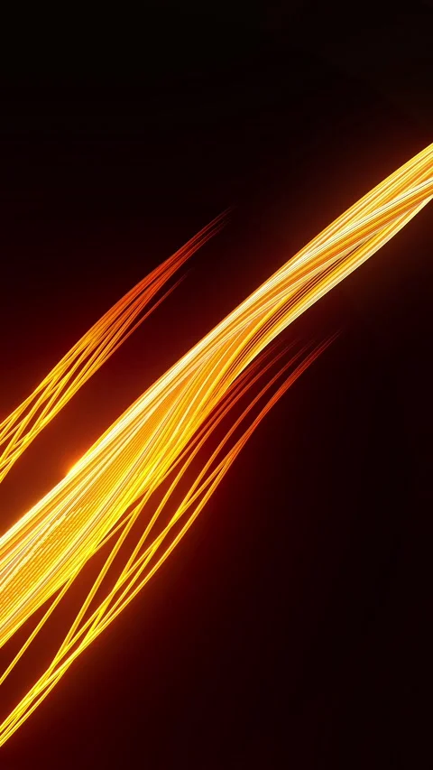 3D abstract wavy streak lines wallpaper background. Modern shiny curved element Vídeo Stock 317133225