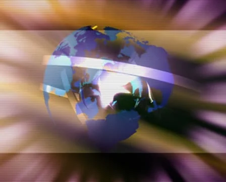 3D Abstract Within a World Loop Stock Footage 8945083