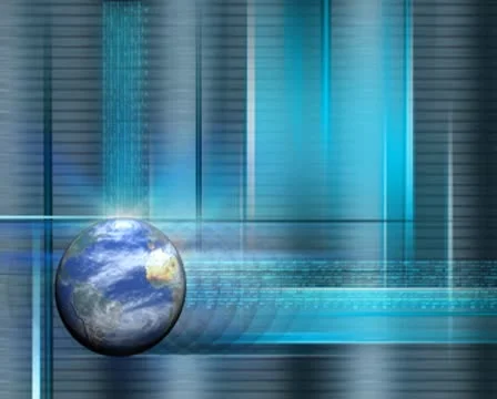 3D Abstract World News Loop Vídeo Stock 8944930