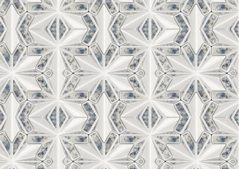 3D abstraction background wallpaper for walls. Stock Illustration