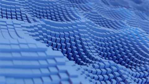 3d abstraction of many cubes Vidéo 202140245
