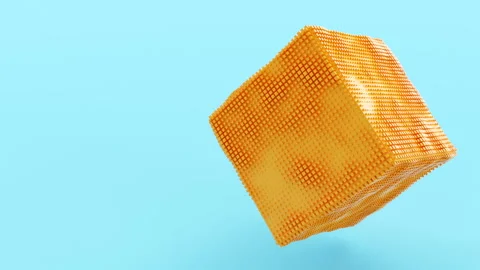3d abstraction of many cubes Stock Footage 203161517