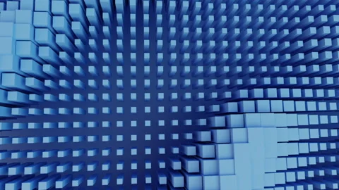 3d abstraction of many cubes Stock Footage 205184382