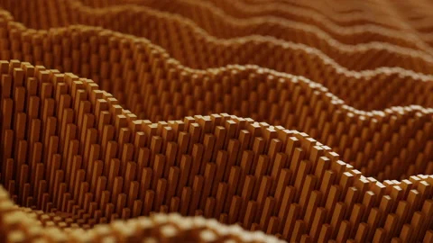 3d abstraction of many cubes Vidéo 205184418