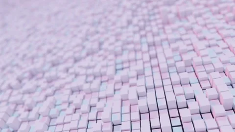 3d abstraction of many cubes Stock Footage 242266167