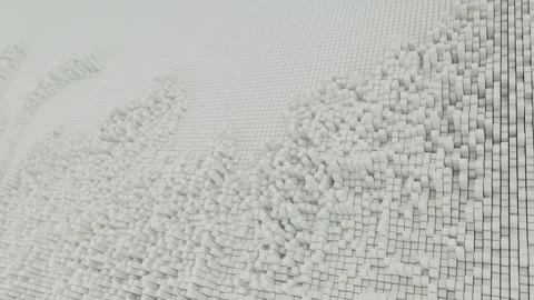 3d abstraction of many cubes Stockbeeldmateriaal 242746548