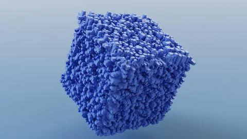 3d abstraction of many cubes Photos