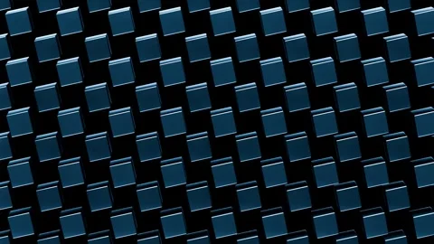 3d abstraction from a pattern in the form of cubes endless loop Vidéo 277545806