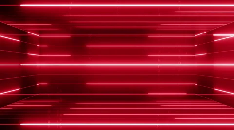 3d active matrix flowing lines and articles LOOP 4K Red Stock Footage 65482081