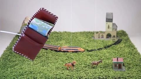 3D Adventures Trip Scene for After Effects Stock After Effects