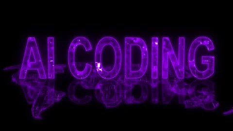 3d AI coding text technology earth map animation glowing purple Stock Footage 260688493