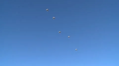 3d Air Support Operations Squadron Parachute Jump Stock Footage 49933935