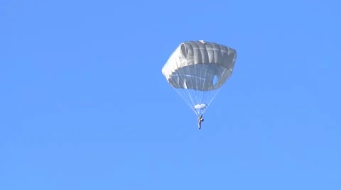 3d Air Support Operations Squadron Parachute Jump Stock Footage 49933940