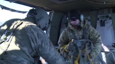 3d Air Support Operations Squadron Parachute Jump Stock Footage 49933988