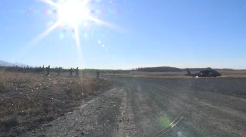 3d Air Support Operations Squadron Parachute Jump Stock Footage 49934009