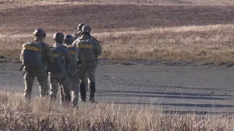 3d Air Support Operations Squadron Parachute Jump Stock Footage 49934025