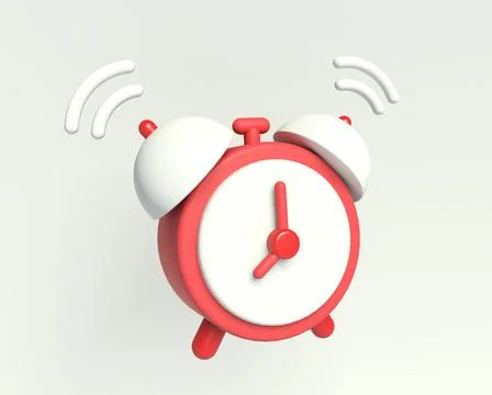 3d Alarm clock icon Stock Illustration