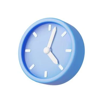 3d alarm clock Stock Illustration