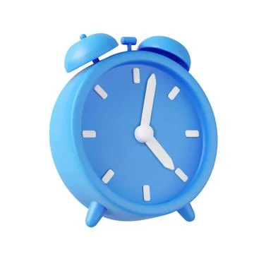 3d alarm clock Stock Illustration