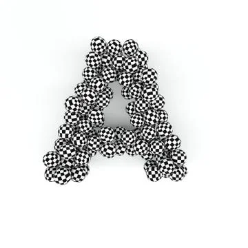 3D Alphabet Letter Stock-Illustration