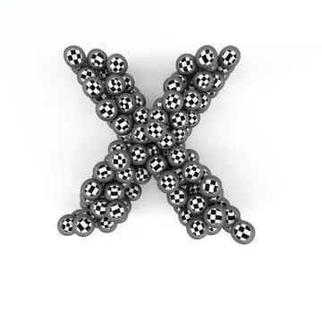 3D Alphabet Letter Stock-Illustration