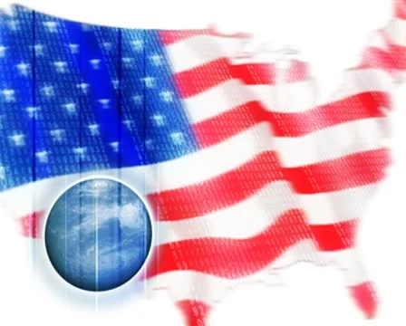 3D American World Loop Stock Footage 8934913