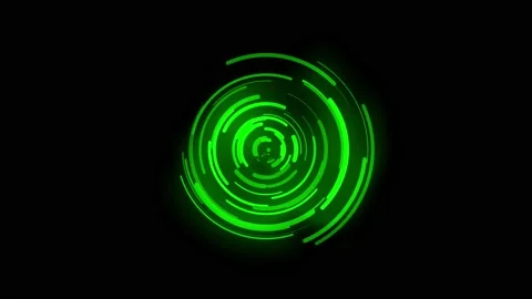 3D animated background, green curve movement, curve being distributed, signal Vídeo Stock 153899099