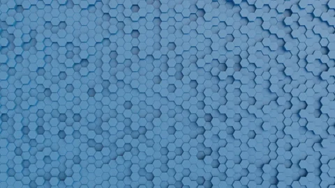 3D animated background of hexagons Stock Footage 259197250