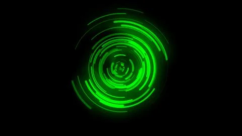 3D animated background, the movement of the green curve, the curve is distrib イラスト素材