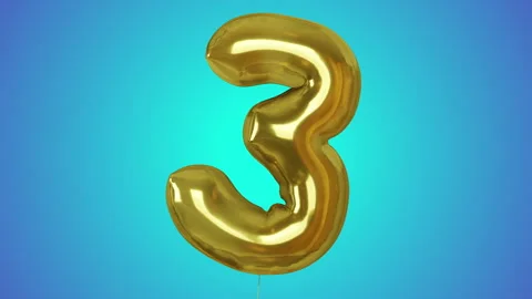 3d animated balloon alphabet with alpha matte Stock Footage 253739378