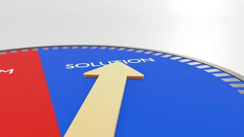 A 3d animated of barometer's features solution and problem Stock Footage 320297085