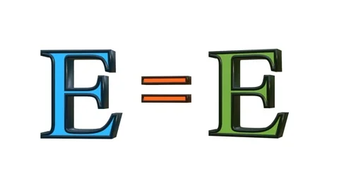 3D Animated Comparison of Cyrillic Letter Ye (?) and Latin Letter E Video stock 316773208