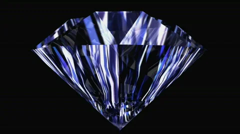 3D Animated Diamonds 库存影片 140737