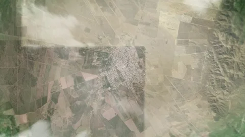 3D Animated Earth Zoom: From Space to Dean Funes, Argentina Stock Footage 258791422