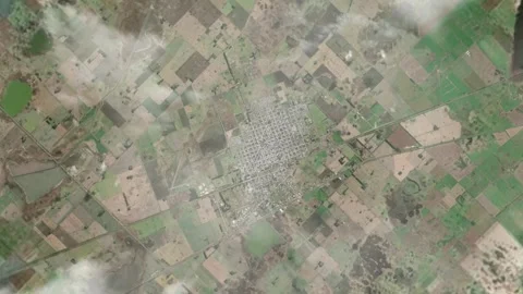 3D Animated Earth Zoom: From Space to Carlos Casares, Argentina Stock Footage 259791248