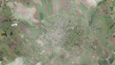 3D Animated Earth Zoom: From Space to General-Belgrano, Argentina Stock Footage 259793125