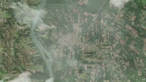3D Animated Earth Zoom: From Space to Montecarlo, Argentina Stock Footage 259794166