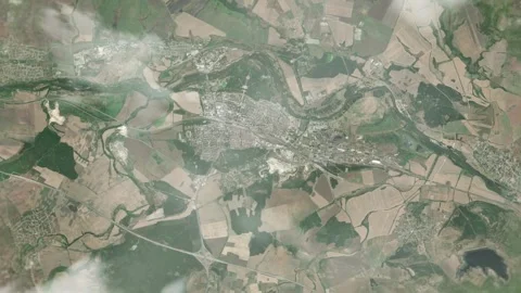 3D Animated Earth Zoom: From Space to Dimitrovgrad, Bulgaria Stock Footage 259796208