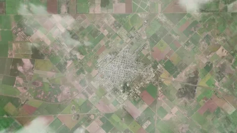 3D Animated Earth Zoom: From Space to General-Villegas, Argentina Stock Footage 259798817