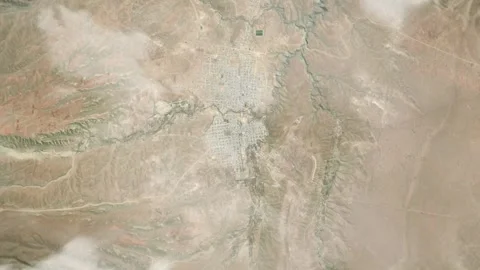 3D Animated Earth Zoom: From Space to La Chiaca, Argentina Stock Footage 259799702