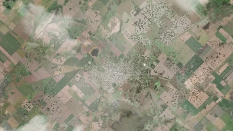 3D Animated Earth Zoom: From Space to General-Viamonte, Argentina Stock Footage 259828548