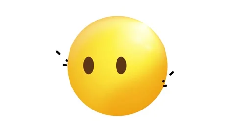 3D Animated Emoji Character Expression Icon for Digital Messaging and Social Stock Footage 345930938
