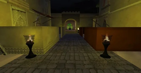 3D Animated -External Scene - Arabic Souq -Fast Steady Flying drone. 库存影片 121687302