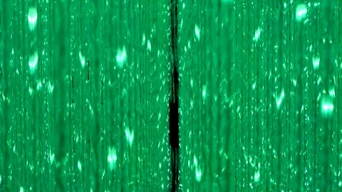 3D animated flashing glitter light show featuring hypnotic patterned tunnel and Stock Footage 335945032
