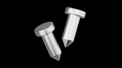 3D Animated Icon of Nails, Construction Tools 3D Animation 3D Set Stock Footage 279038863
